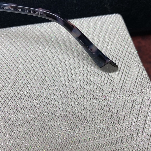 Judith Lieber Couture MadeinItaly Crystal Top Bottom Frames Oversized Aviators - Picture 6 of 16